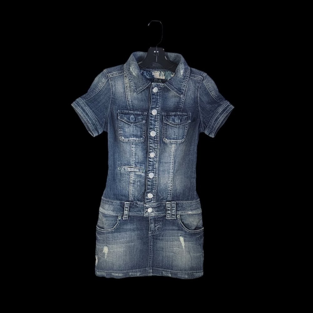 Guess Jean Romper Dress - Picture 2 of 9